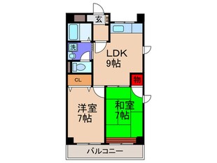 アドバンス渋川の物件間取画像